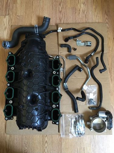 2011 - 2014 ford mustang gt 5.0 oem intake manifold and throttle body coyote