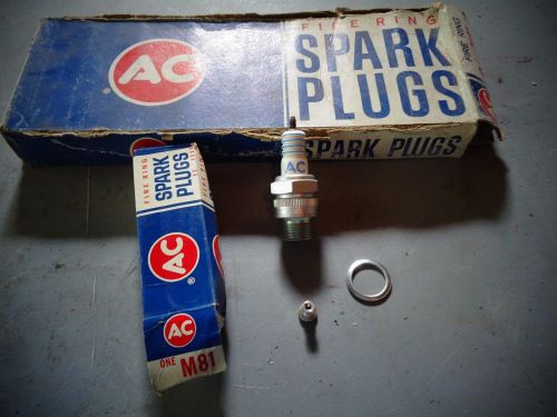 Nos new ac spark plug (8) marine small engine outboard hirth racing m81 parts