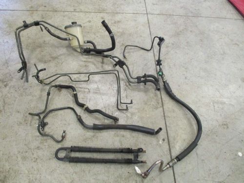 1992-1996 honda prelude complete power steering lines pipes tank &amp; cooler set