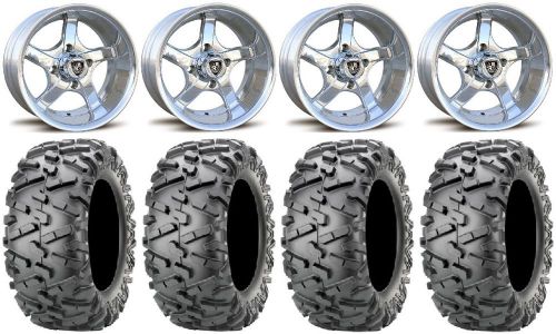 Fairway alloys rallye golf wheels 12&#034; 23x10-12 bighorn 2.0 tires yamaha