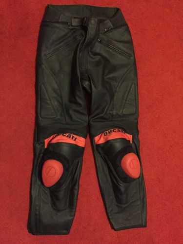 Ducati performance dainese leather sport pants red black size 54 848 1199 899