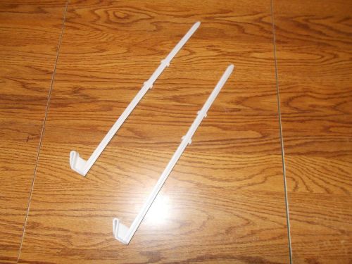 Lot of two 15&#034; car truck automobile window flag holders