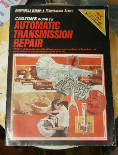 Chilton auto repair manual , automatic transmission repair fast &amp; free shipping