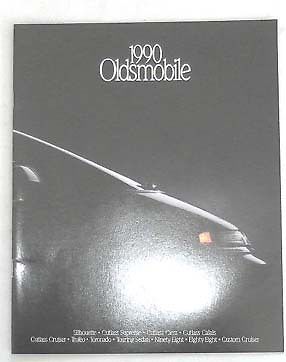 1990 oldsmobile cutlass calais quad 442  cutlass supreme  dealer  catalog book