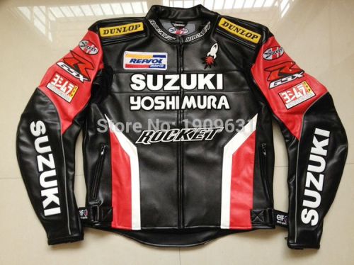 Suzuki yoshimura rocket waterproof road motorcycle jackets pu leather racing