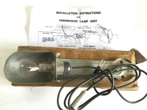 Vintage rare chevrolet underhood lamp 1949, 1951, 1952, 1953, 1954 accessory
