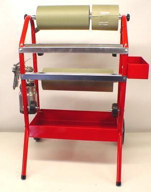  masking machine with 3-paper rolls 6"-12"-18" 180'-- 3-rolls 3m tape auto paint