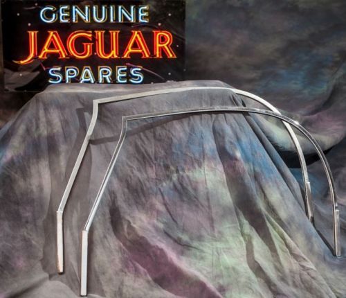Jaguar xk150 open two seater / roadster chrome side window frames