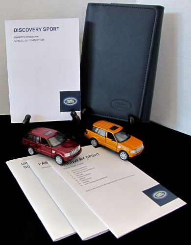 2015 land rover discovery sport with navigation owners manual set #o221