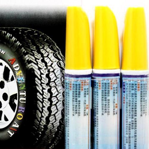 6 colors auto motorcycle car tyre tread paint crayon markers pen brush 12ml