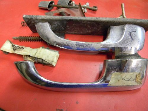 1966-1967 corvette left door handle parts oem used