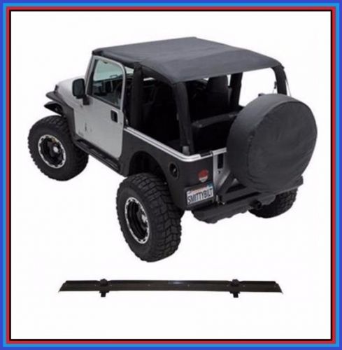 Extended top w/ windshield channel for 97-06 jeep tj wrangler