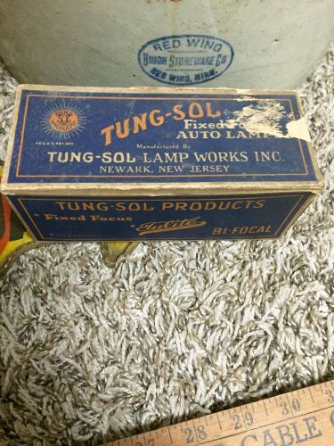 Antique tung-sol fixed focus auto lamps