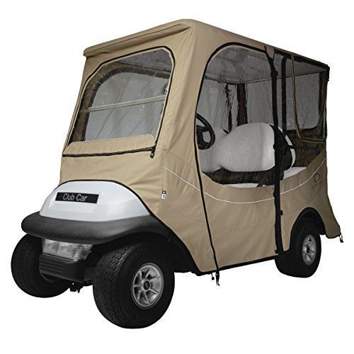 Classic accessories golf cart fadesafe enclosure for club car, long roof, khaki