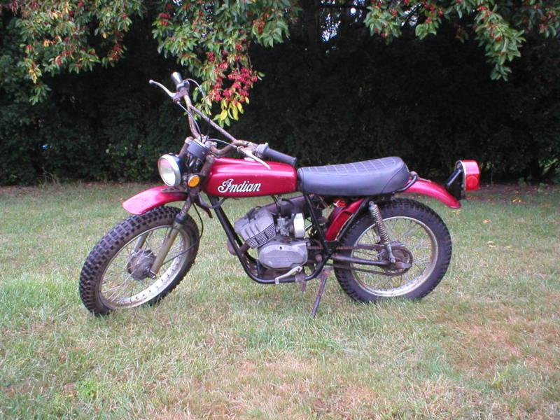 1974 indian 100 parts bike vintage ahrma