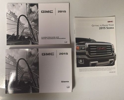 2015 gmc sierra owners manual