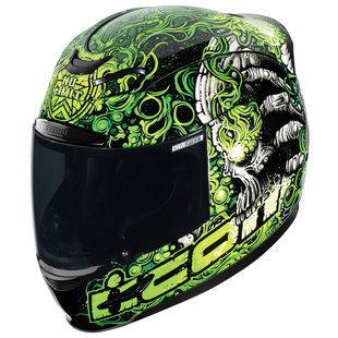 Icon airmada britton helmet black/green