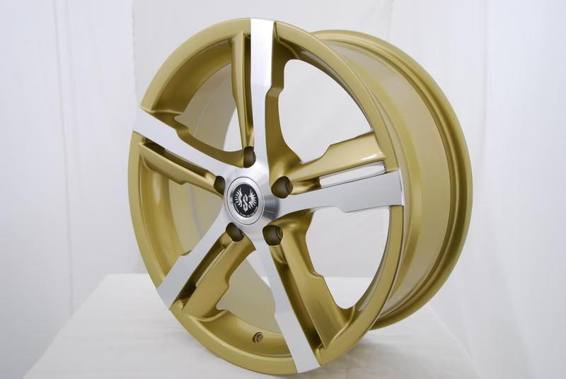 17" st-4 warp 5x112 42+ bronze wheels rims audi mercedes vw 