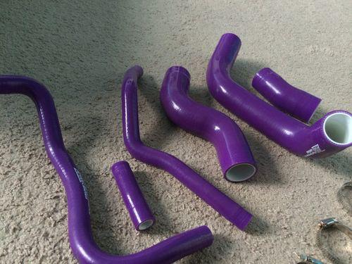 Scion frs subaru brz 6 pcs silicone radiator hose kit with clamps and cap (fr-s)