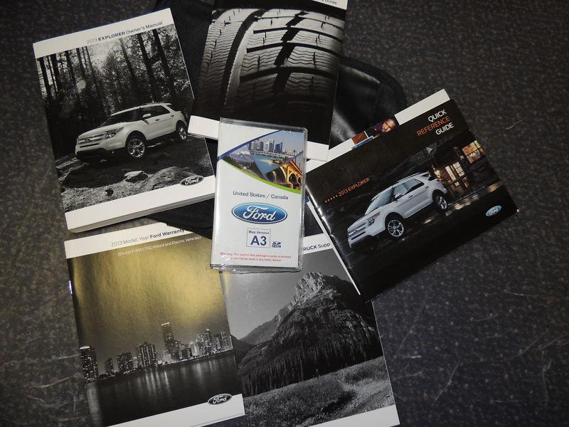 2013 ford explorer owners manuals 