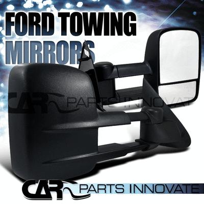 97-03 ford f150 regular super cab telescoping towing side mirrors manual