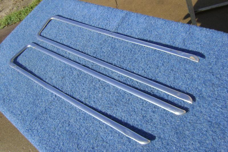 1940 40 1941 41 ford commercial truck stainless hood side mouldings set