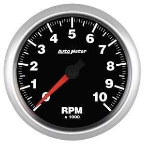 Autometer 3-3/8in. tach; 10000 rpm; in-dash; elite