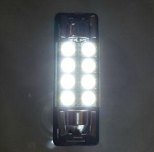 Pair gp thunder 1142 8 smd led festoon light bulb 42mm length white+++++++++++^^
