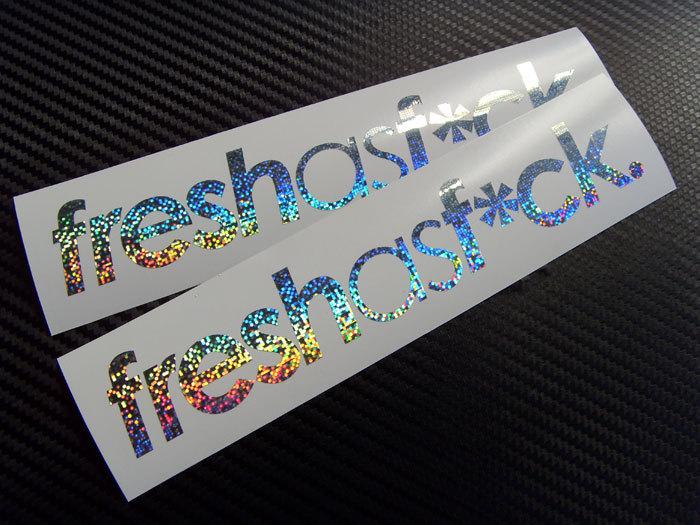Fresh as stancenation stickers decals illest  fatlace 8.5 inch special.00ก