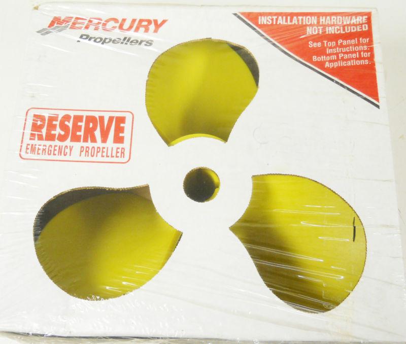 Mercury emergency reserve propeller model # 48814700a1 new in box look