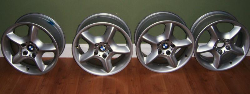 Bmw x5 n-7.5 jx17 seh2 oem rims wheels  set of 4. 17 inch star spoke 