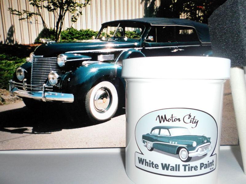 Whitewall paint white wall flexible no cracking long lasting durable tire paint 