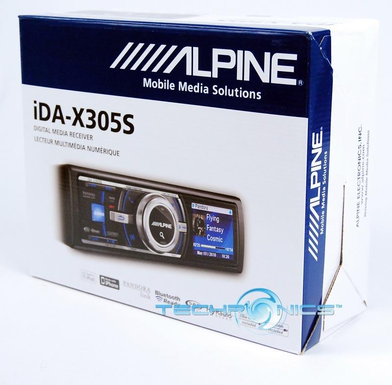 New alpine ida-x305s +3yr waranty car stereo radio mp3 wma usb ipod player 