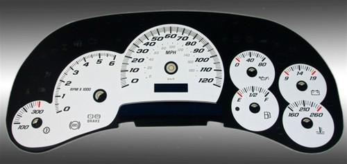 Us speedo ss1200540 us speedo daytona edition color replacement gauge face kit