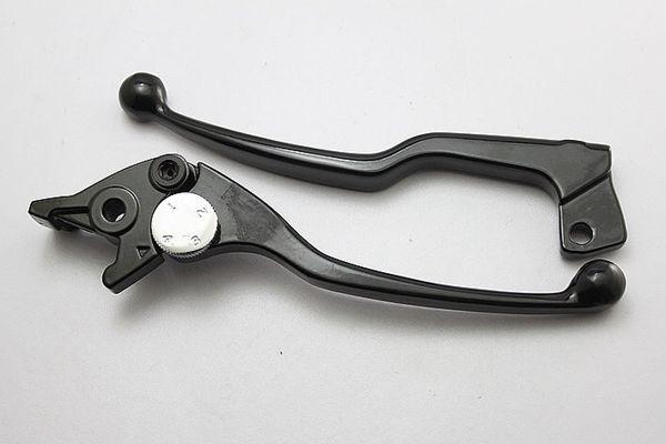 Black brake clutch levers for suzuki katana gsx600f gsx750f sv650 sv650s