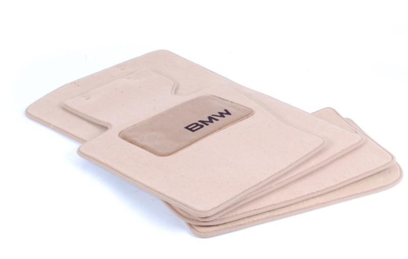 2005 to 2010 bmw x3 carpeted floor mats - real factory oem accessories - beige