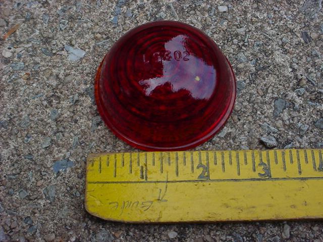 30s 40s 50s 60s maybe nors ls302 glass red clearance stop marker light lens 