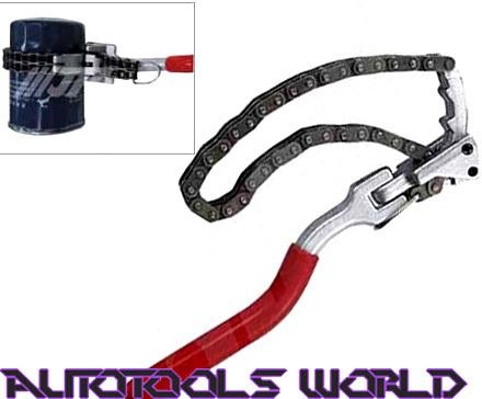 20" long  heavy duty chain  oil filter wrench 