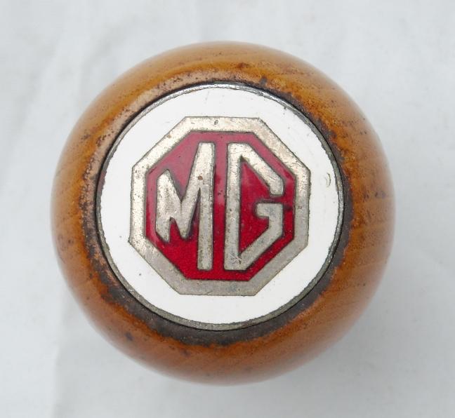 Mg mgb  vintage wooden shift knob