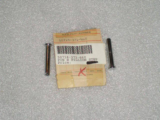 Honda gl1000 gl1100 a i gl1200 goldwing pillion step footpeg pin b set 2 lot nos