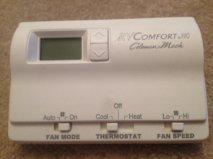 New rv comfort coleman mach thermostat trailer camper rv white digital