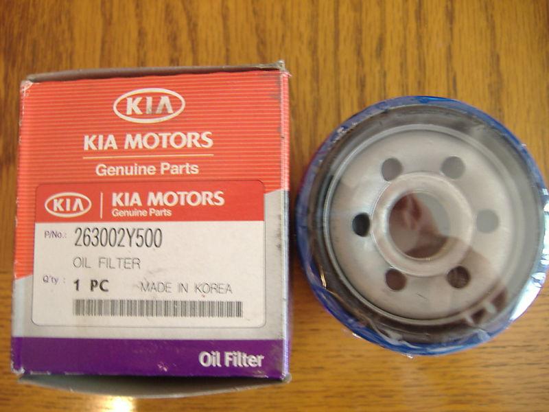 Kia motors oil filter nib #263002y500