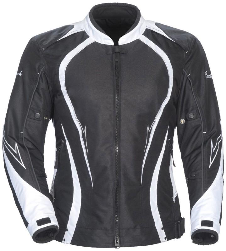 Cortech lrx series 3 black plus medium womens textile motorcycle riding jacket