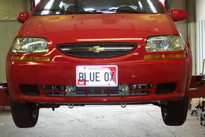 Blue ox bx1658 base plate for chevy aveo 04-07 trailer