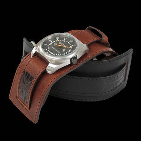 Triumph speedometer wrist watch with interchangable leather bands