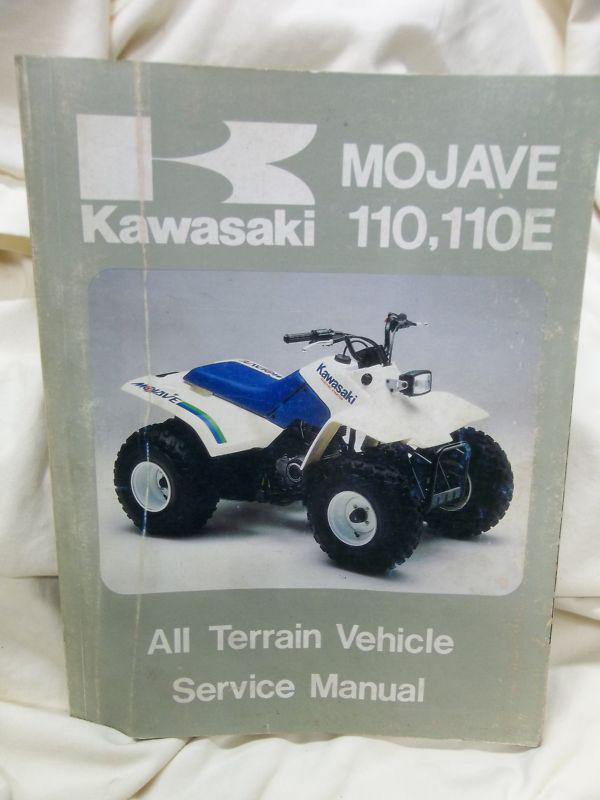 1987 kawasaki klf110 mojave 110 a1 b1 oem service manual atv quad
