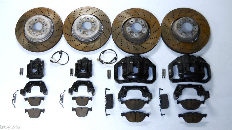 Bmw m5 m6 oem complete 4-wheel brakes e36 e46 e60 e63 e65 e90 e92 m3 745 x5 z4