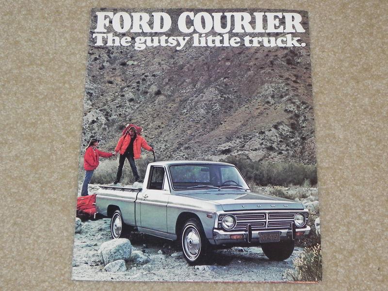 1976 ford courier nos dealer sales brochure from my dealership. old original. 
