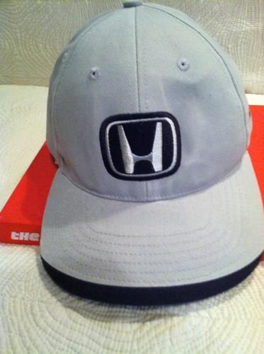 Automotive honda ball cap/hat grey & black new adjustable cotton