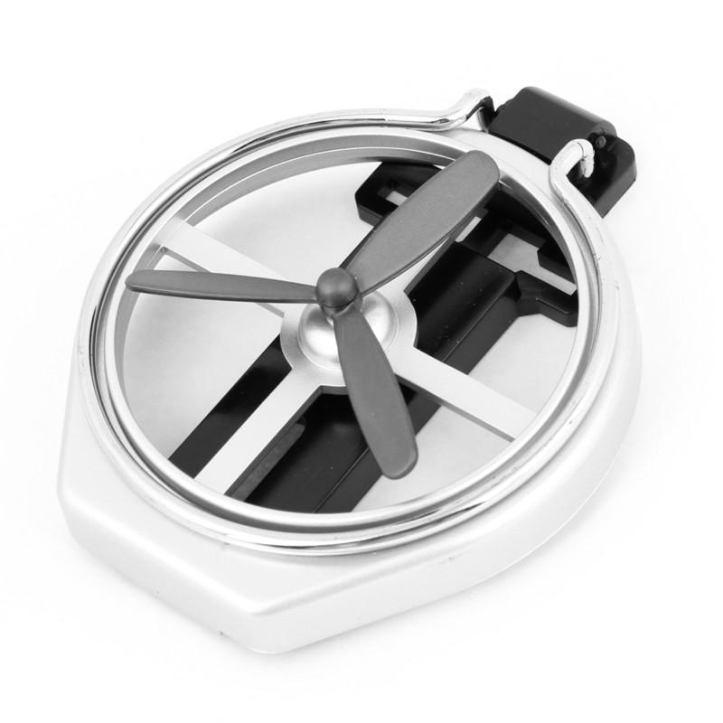 Vehicle car folding vent mount drink can container holder silver tone